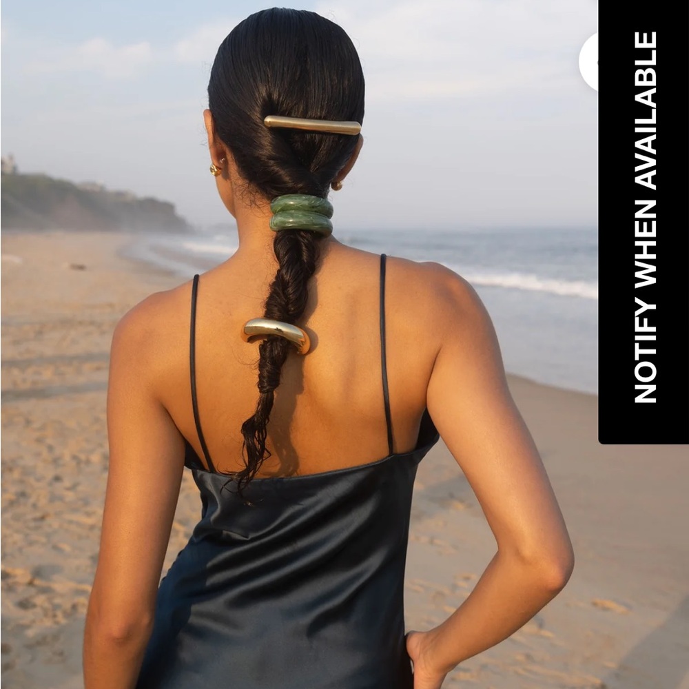 LELET NY Malachite Marble Double Arch Pony New w/ Box